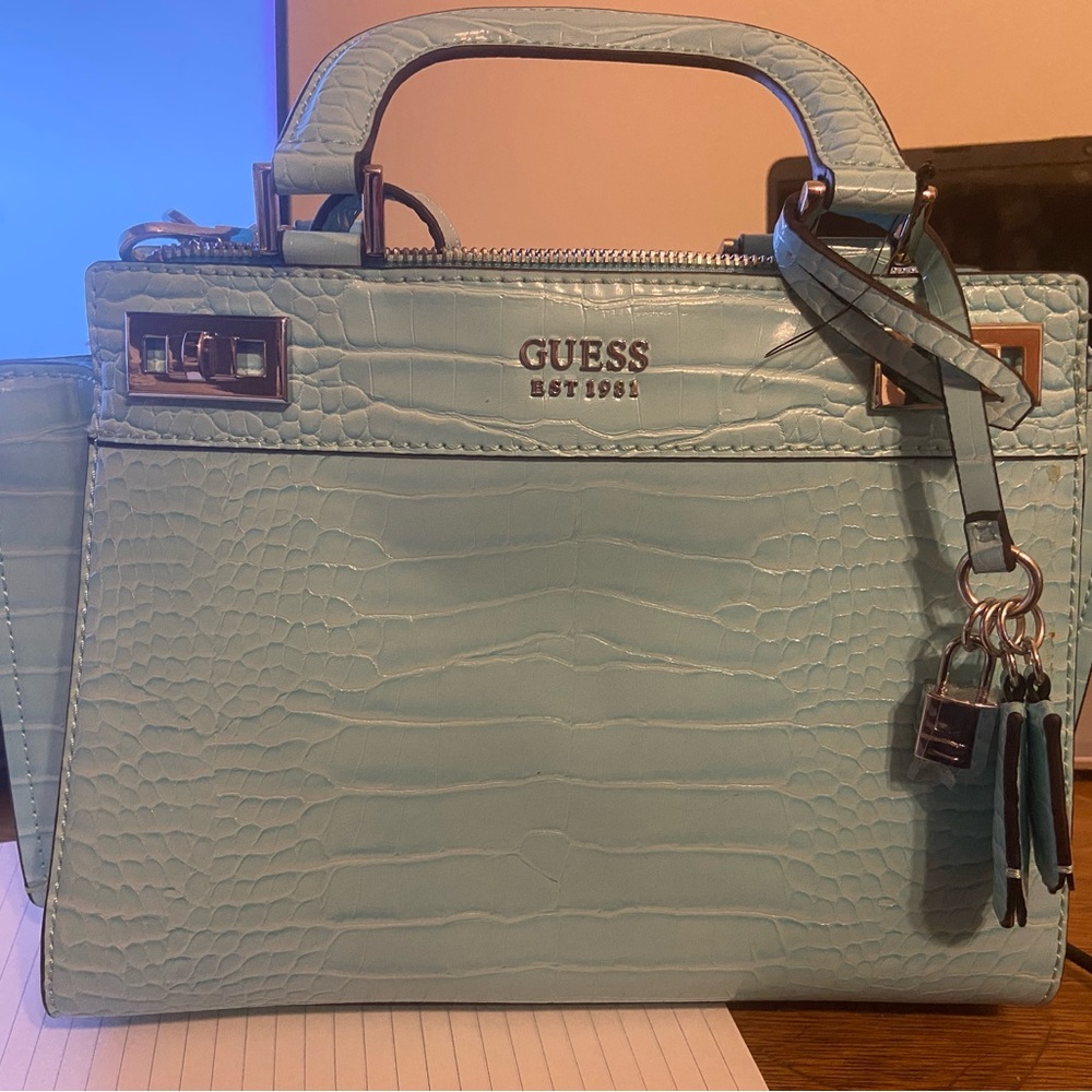 NWT Guess Aqua Katey, gorgeous color